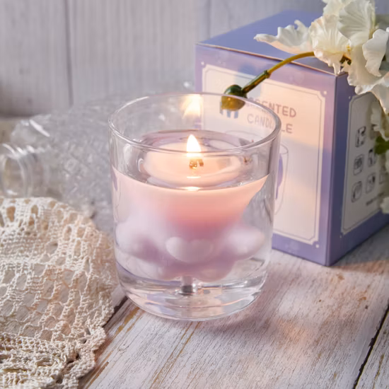 개인 상표 중국 제조자 가정 장식을 위한 5개 Oz 냄새가 좋은 유리 간장 왁스 초 선물 초